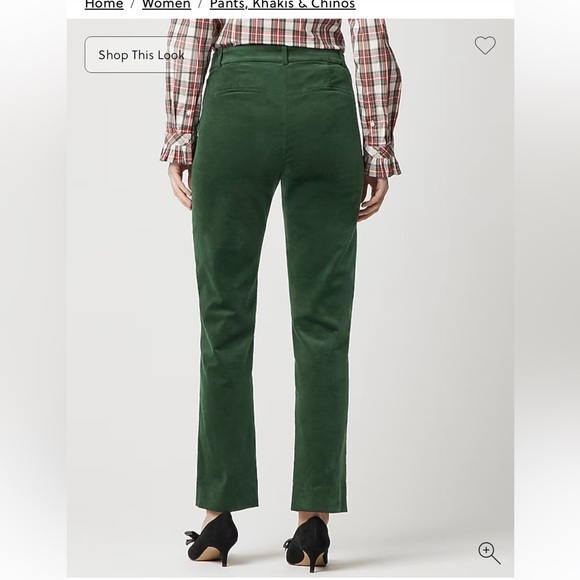 J. Crew Black Velvet Pants - Picture 3 of 4